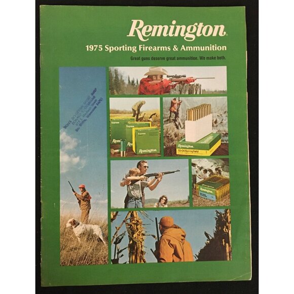 Remington Sporting Firearms & Ammunition VINTAGE 1975 Catalog - Picture 1 of 6